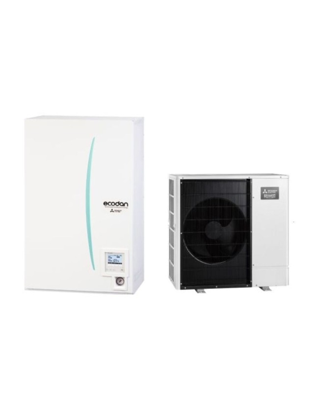 Pompa de Caldura Aer Apa Mitsubishi Electric Zubadan ECODAN PUZ-SHWM80VAA / ERSF-VM2E 8 kW 220V, garantie 60 luni